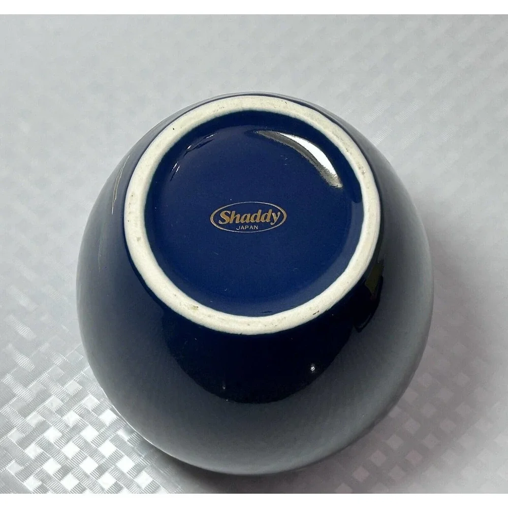 Vintage Shady Colbalt Blue Iris Ginger‎ Vase